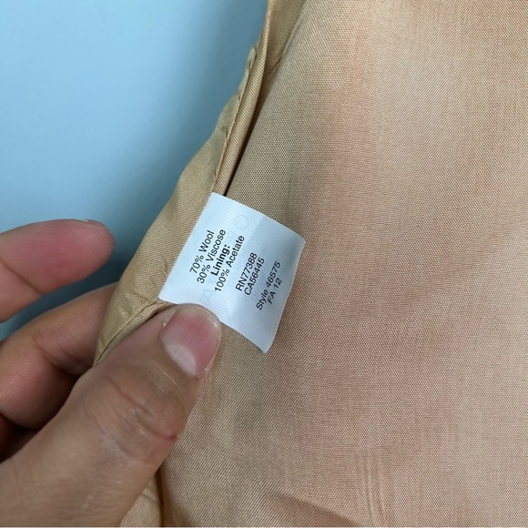 J.Crew wool blend the Pencil skirt size 2 Orange/red style 46575 NWT - Picture 10 of 11